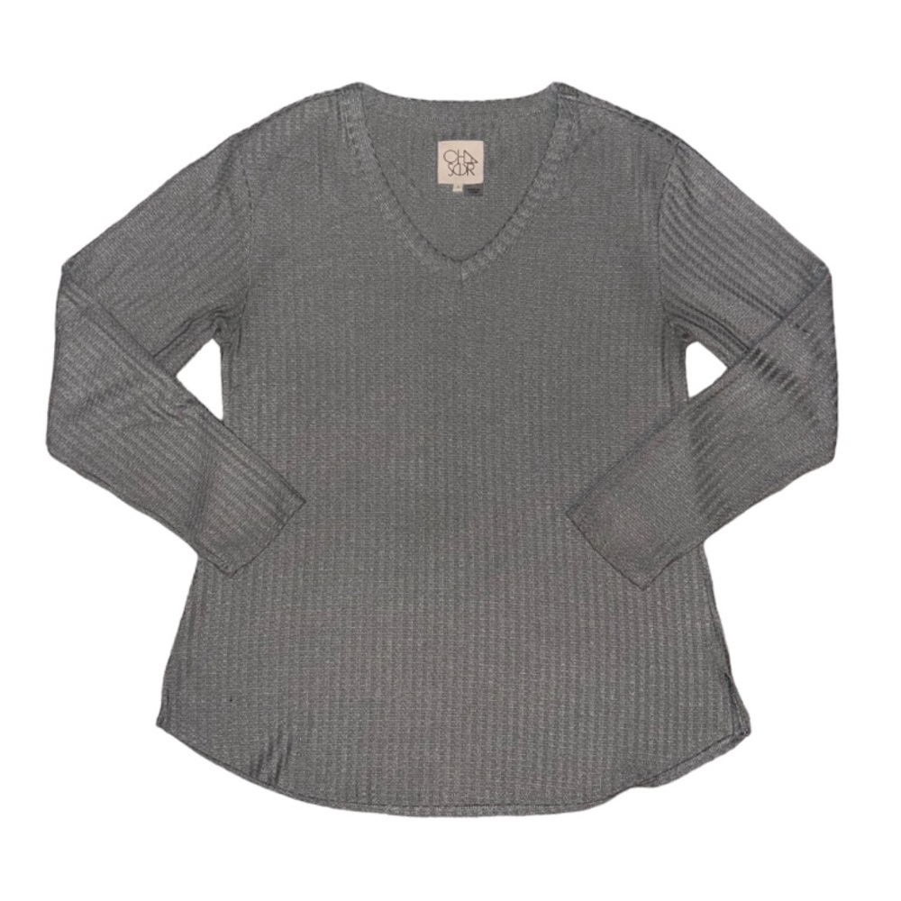 NWOT Vneck Ribbed Sweater